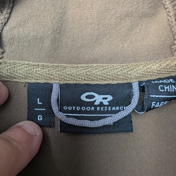 OUTDOOR RESEARCH Women Sleeveless Jacket Full Zip Hoodie Brown Size L Stretch - Picture 6 of 10